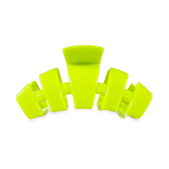 Teleties - Classic Medium Claw Hair Clip - Summer Brights Neon Green - Findlay Rowe Designs