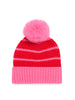 Shiraleah - Allison Beanie - Red Pink