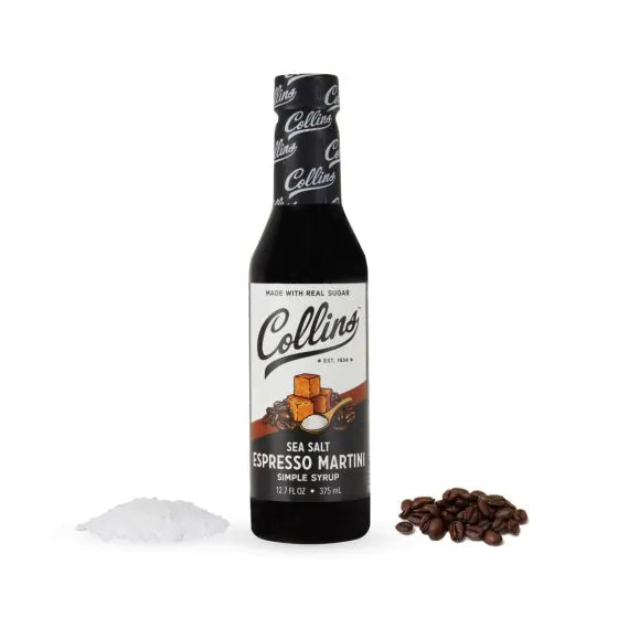 Collins - Espresso Martini Simple Syrup 12.7 oz - Findlay Rowe Designs