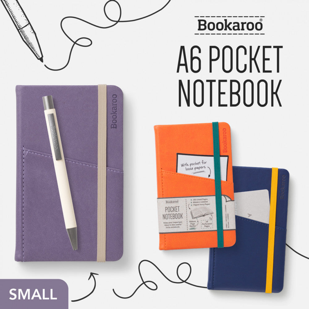 Bookaroo A6 Pocket Notebook - Findlay Rowe Designs