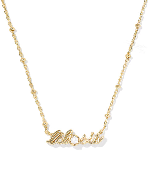Kendra Scott - Lil Sis Gold Short Pendant Necklace - Gold