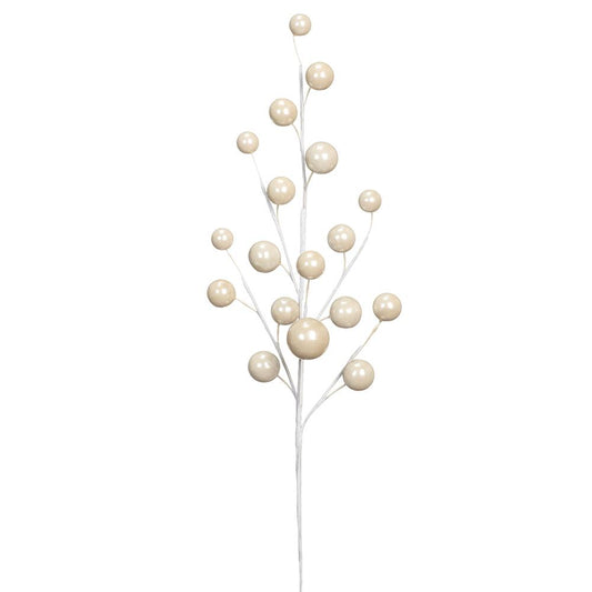 Allstate Floral - 18" Berry Pick  - White Pearl - Findlay Rowe Designs