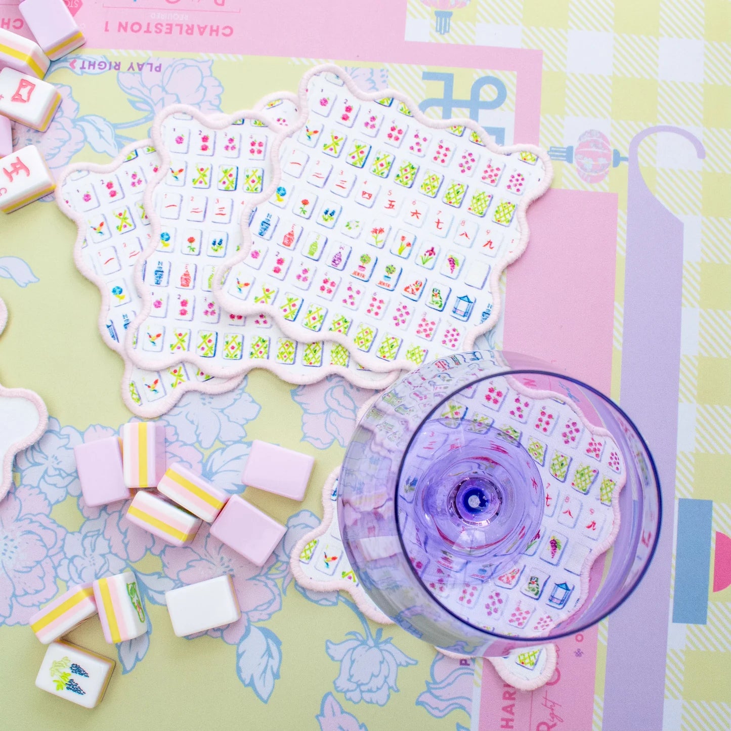 Taylor Paladino - Cocktail Squares - Mahjong Tiles - Set 4 - Findlay Rowe Designs