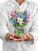 Fresh Cut Paper - Pop Up Bouquet Matching Card - Mini Mini Lilies and Lupines - Findlay Rowe Designs