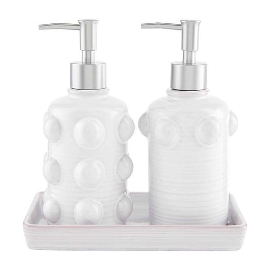 Clearance - Mud Pie - Beaded Soap Pump 2 pc Set