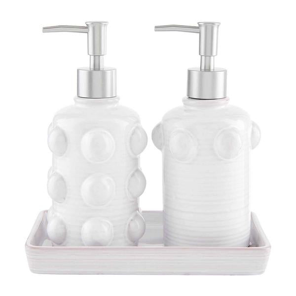 Clearance - Mud Pie - Beaded Soap Pump 2 pc Set