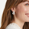 Julie Vos - Earring - Avalon Demi Doorknocker - Silver - Findlay Rowe Designs