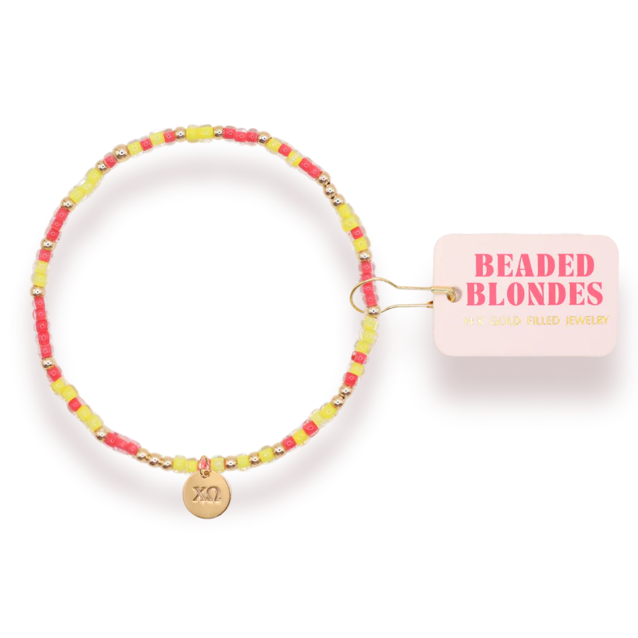 Beaded Blondes - Bracelet - Sprinkle Charm - Sorority - Findlay Rowe Designs