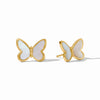 Julie Vos - Earrings - Papillon Stud - Mother of Pearl - Findlay Rowe Designs