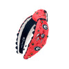 Brianna Cannon - Headband - UGA Logo - Red Cross Stitch - Findlay Rowe Designs