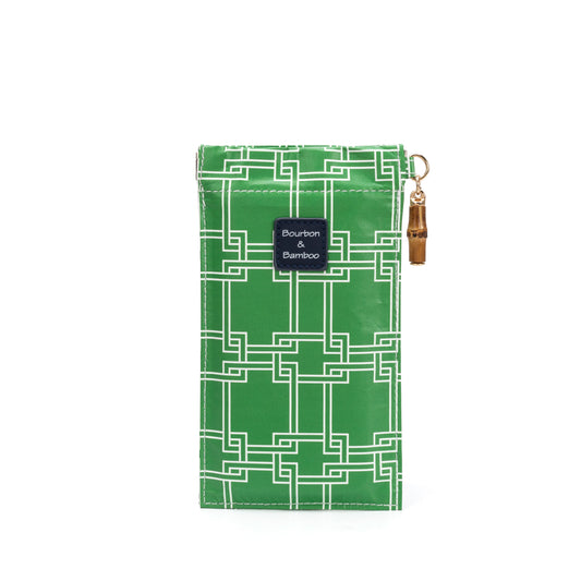Bourbon and Bamboo -Sunglass Case - Lime Buckle