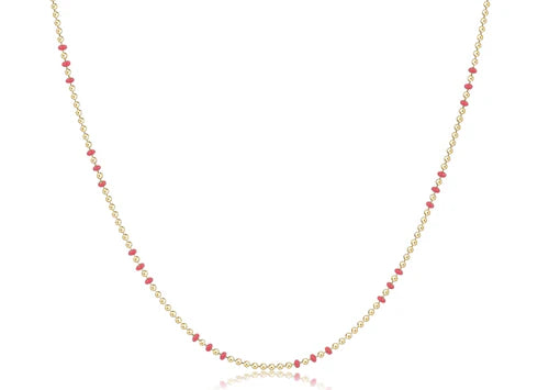 Enewton - Necklace - 15in Choker - Hope Joy - Bright Pink - Findlay Rowe Designs