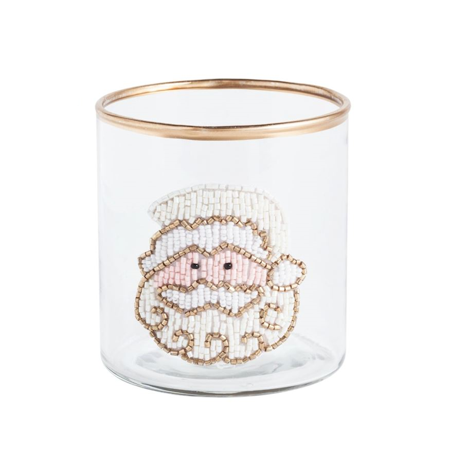 Mud Pie - Christmas Beaded Tea Light Holder