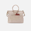 Hobo - Sheila Medium Satchel - Aniline Gloss Leather Stone Gloss