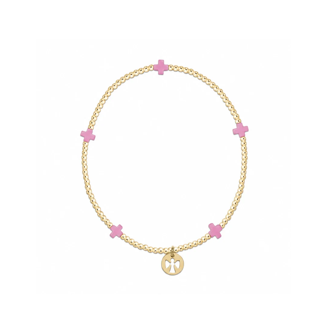 Enewton - Extends - Egives To Camp Kesem Signature Cross Bracelet - Pink - Findlay Rowe Designs