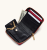 Hammitt - 5 North Coin Pouch - Black Brushed Gold - Red Zip - Findlay Rowe Designs