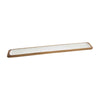 Clearance - Mud Pie - Long Wood and White Serving Board - Small