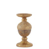 Candleholders - Pillar -  Acorn - Gold & Bronze - Findlay Rowe Designs