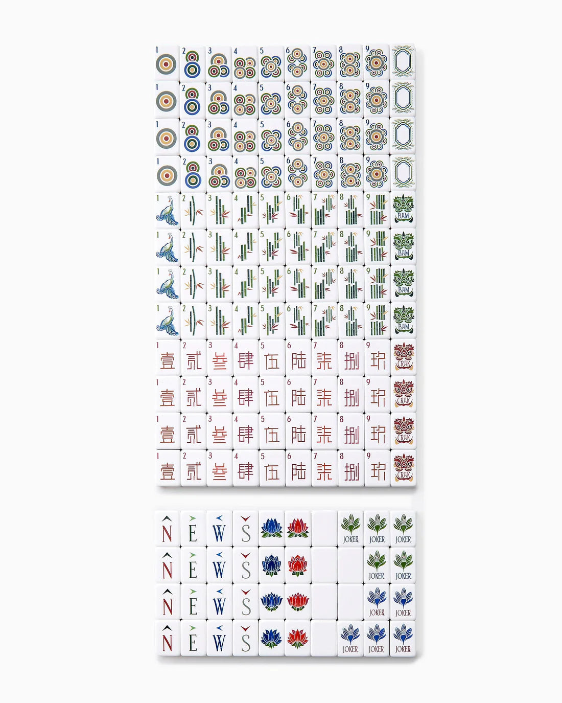 Oh My Mahjong - Man-Jong Heritage Tile Set - Findlay Rowe Designs