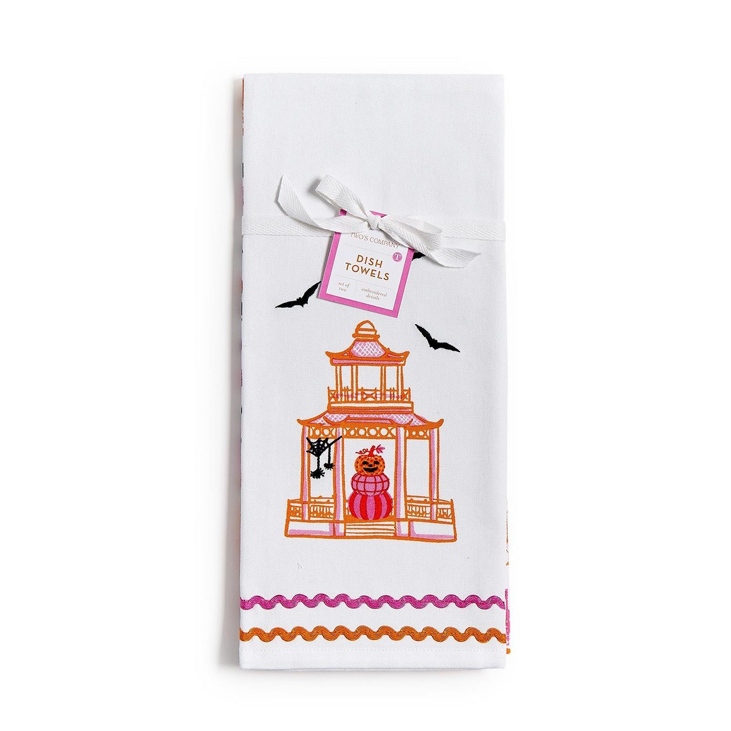 Towel - Haunted Pagoda - Set of 2 - Findlay Rowe Designs