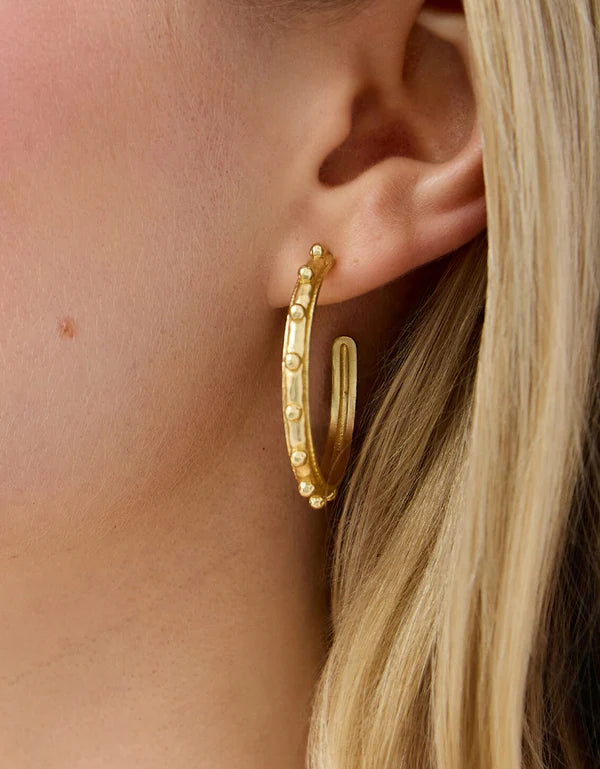 Spartina - Earrings - Mercer House Skinny Hoop - Findlay Rowe Designs