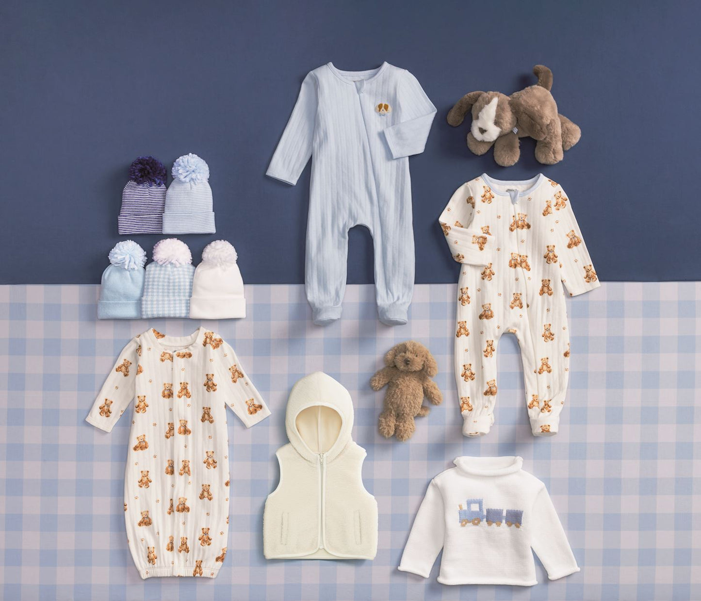 Mud Pie - Baby - Footed Sleeper - Bears - Findlay Rowe Designs