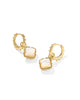 Kendra Scott - Earring - Reversible Mallory Rose Gold Huggie - Ivory Mother of Pearl - Findlay Rowe Designs