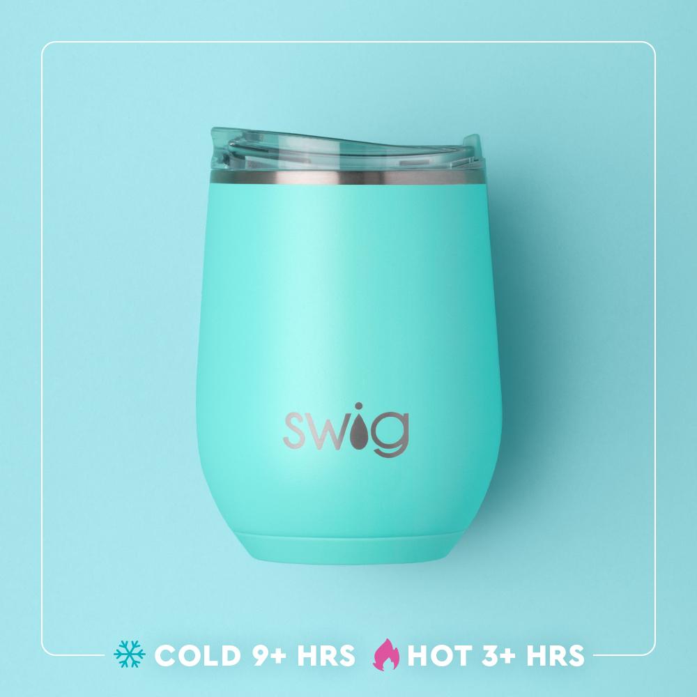 Swig -  Stemless Wine Cup 12oz - Sugar Plum Soldiers