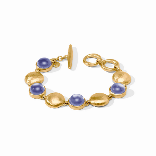 Julie Vos - Bracelet - Solara Stone - Iridescent Tanzanite Blue