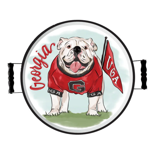 Glory Haus - Mascot Enamel Tray - Georgia - Findlay Rowe Designs