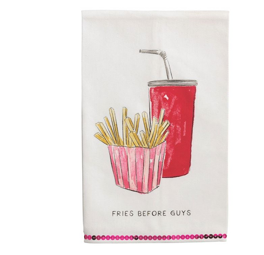 Mud Pie - Valentine - Sequin Towels