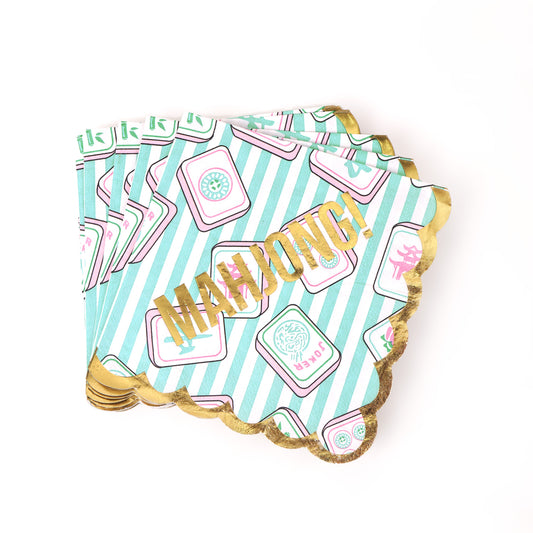 Cocktail Napkin - Mahjong Stripe - Findlay Rowe Designs