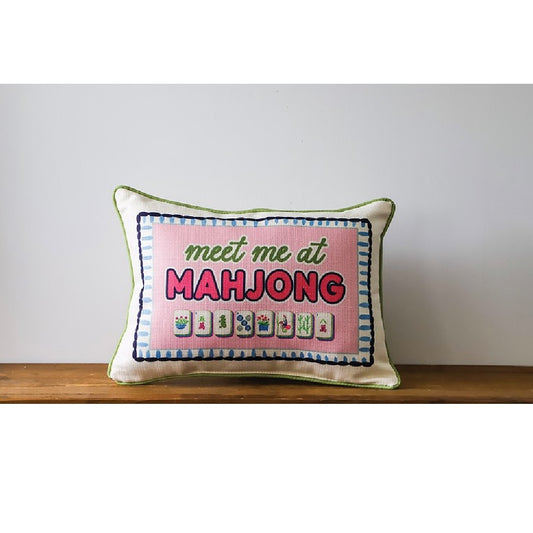 Little Birdie - Pillow - Meet Me at Mahjong