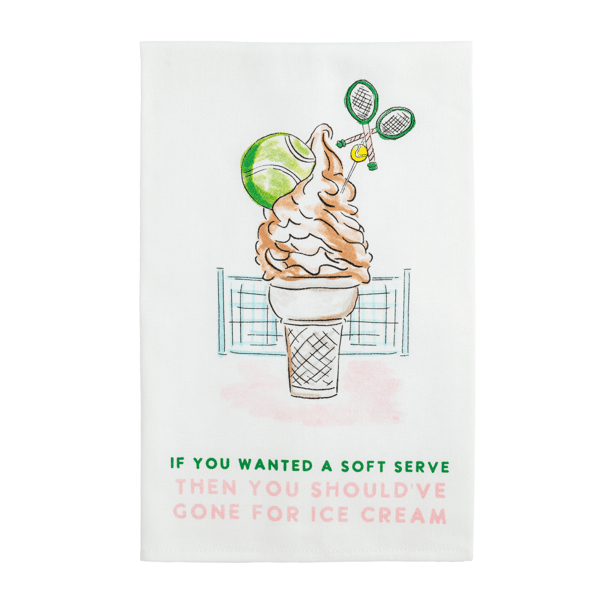 Mud Pie - Towel - Tennis Humor - Findlay Rowe Designs