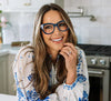 Peepers x Laura Park - Center Stage Reader - Navy/Chalet Charm