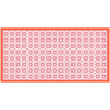 Caspari - Tablecloth  - Cloth - Garden Trellis - Fuchsia & Orange