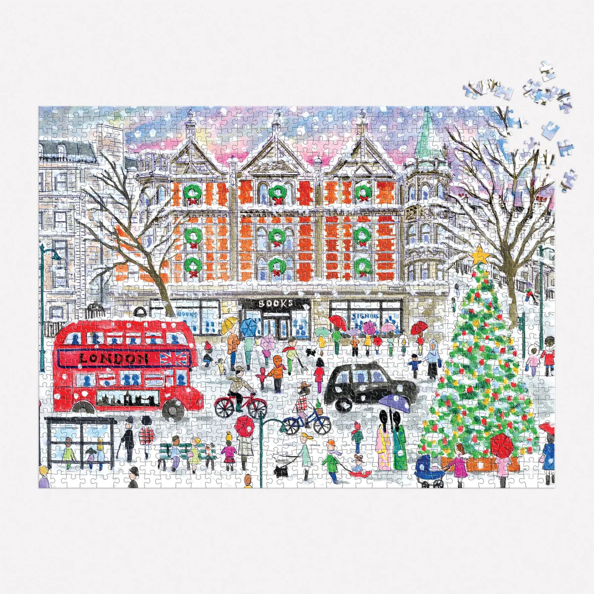Michael Storrings - Christmas in London 1000 Piece Puzzle - Findlay Rowe Designs