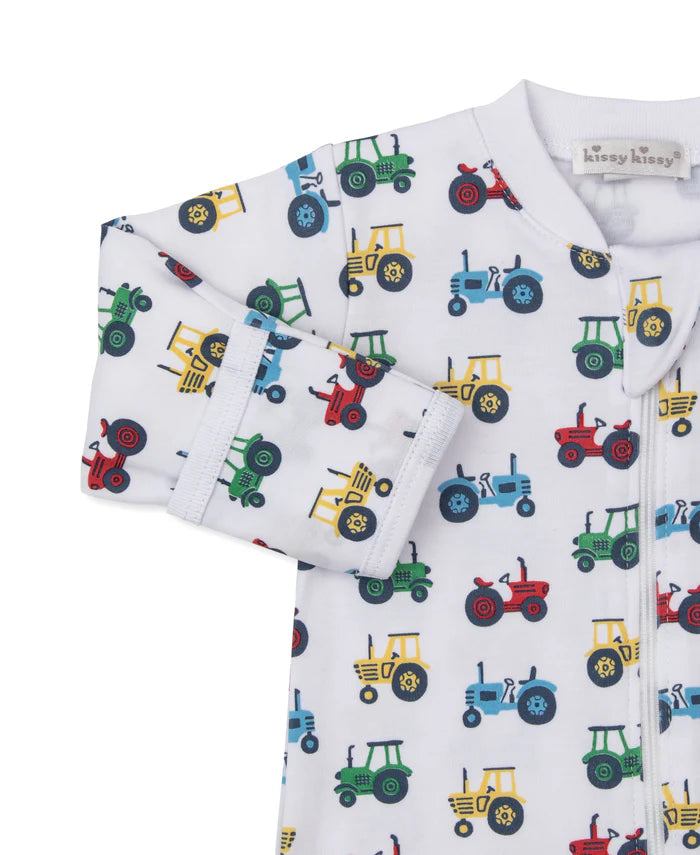 Kissy Kissy - Footie - Trusty Tractor - Findlay Rowe Designs