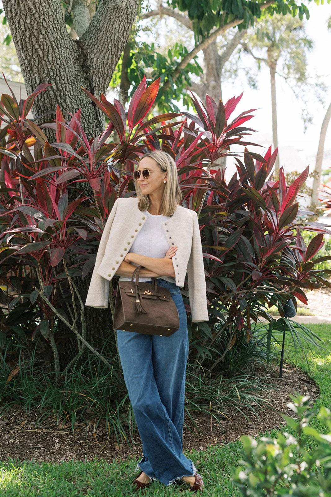 Lisi Lerch - Margo Faux Sueded Handbag - Brown