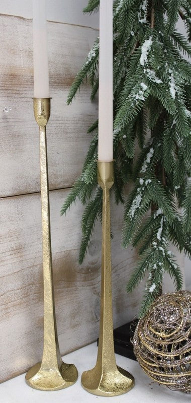 Iron Taper Holders - Gold Leaf - Findlay Rowe Designs