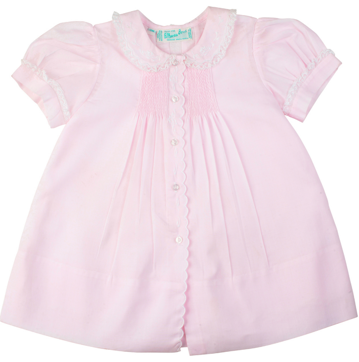 Feltman Brothers- 3Mo PinkScalloped Trim Slip Dress - Findlay Rowe Designs
