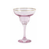 Vietri - Rainbow Margarita Glass - Pink - Findlay Rowe Designs