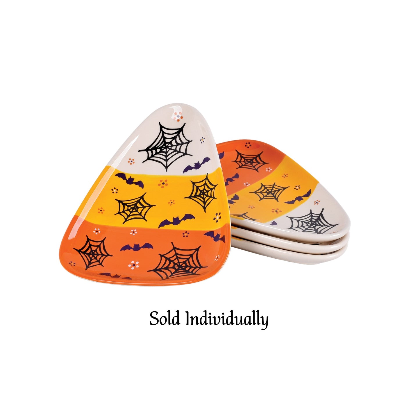 Temp-Tations - Boofetti 8in Plate - Candy Corn - Findlay Rowe Designs