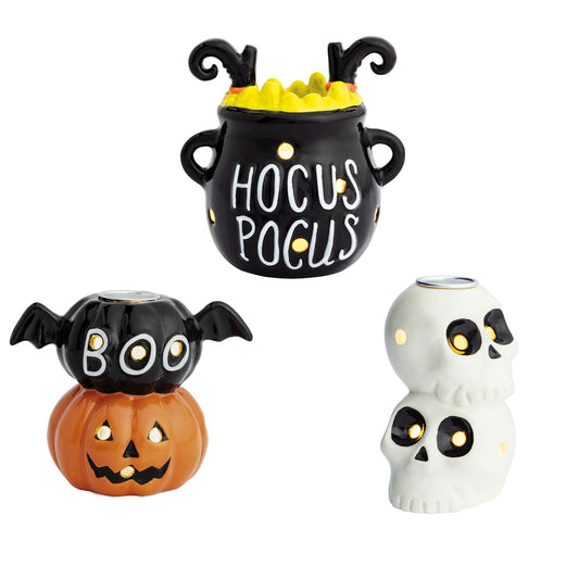 Mud Pie - Taper Holder - Halloween Light-Up - Findlay Rowe Designs