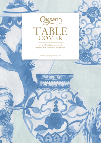 Caspari - Paper Table Covers - Glazed Porcelain -Celadon - Findlay Rowe Designs