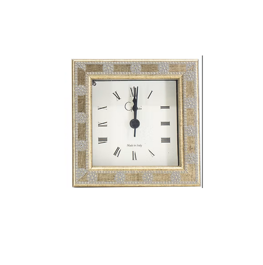 Galassi - Clock 3x3 - Marcelli Thin Daisy - Gold