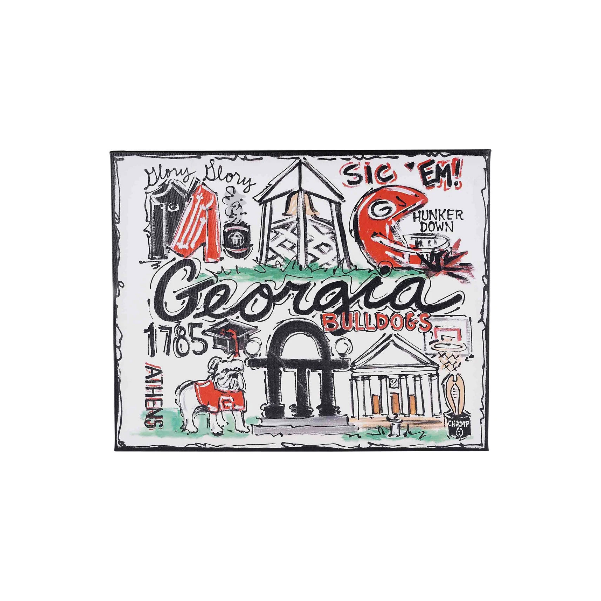 Glory Haus - Art Canvas - Landmark UGA