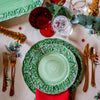 Vietri - Fiabe Di Natale - Dinner Plate - Green - Findlay Rowe Designs