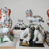 Bookends - Vintage Cheetah - White & Black - Findlay Rowe Designs