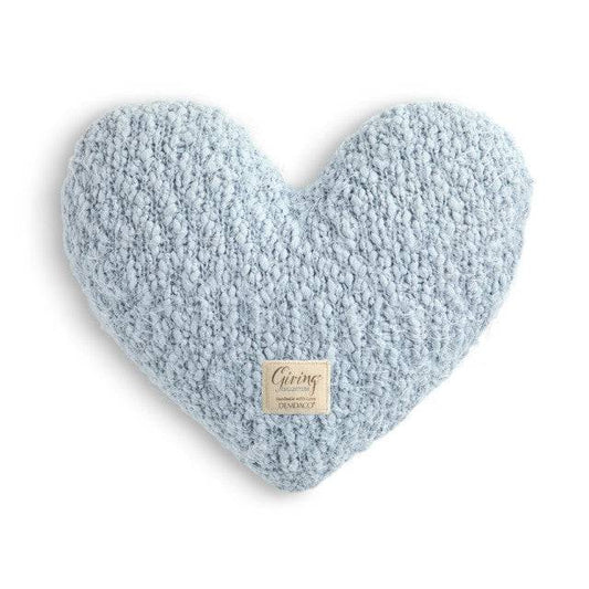Soft Blue Giving Heart Weighted Pillow - Findlay Rowe Designs